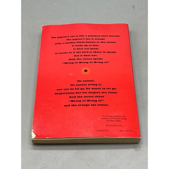 Wringer Book by Jerry Spinelli copyright 1997 Scholastic Inc paperback READ - Picture 3 of 6